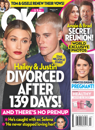 Illustration for article titled This Week In Tabloids: Are Justin & Hailey Bieber Proof That Heterosexuality Should Be Illegal?